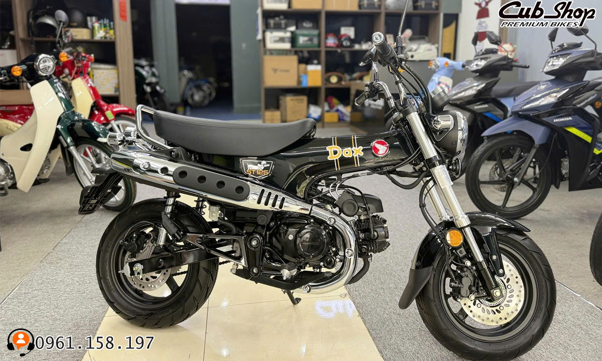 Honda Dax 125 2026 Original Màu Đen: Bản Lĩnh 